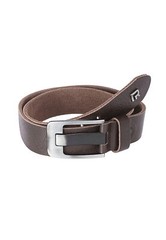 Redbridge men&rsquo;s belt leather belt 100% real leather premium belt brown-1 Brown-1