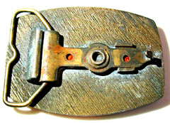 Vtg Velting Contractors Since 1922 Bronze/Brass? Belt Buckle