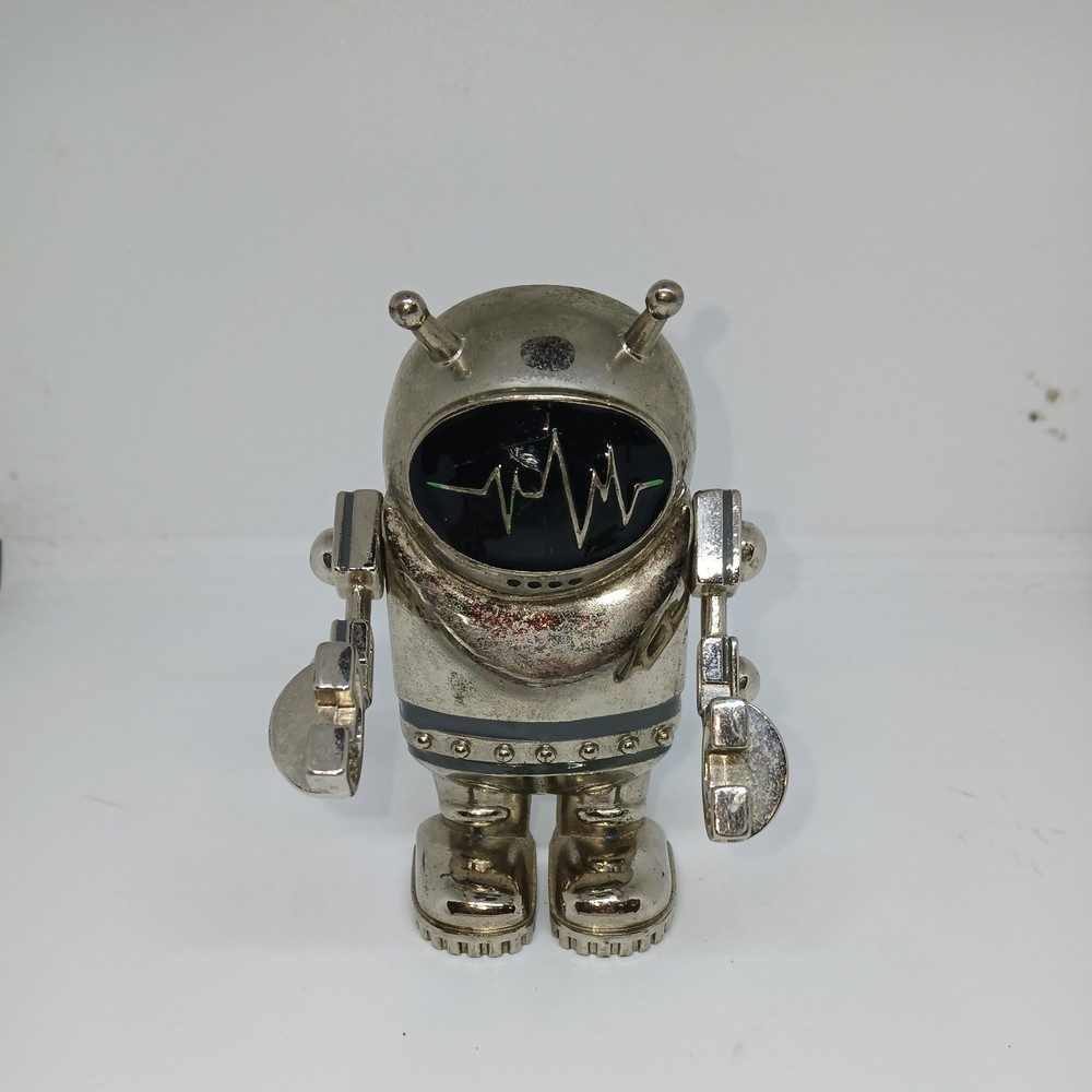 Men&rsquo;s Chrome Belt Buckle Outer Space Suit Man Alien Astronaut