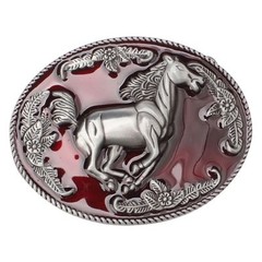 Horse Belt Buckle Western Cowboy Native American Motorcyclist (HRS-10)