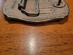 Levi Strauss Co 1873 Two Horse Brand Limited Edition Nice Used Metal Belt Buckle