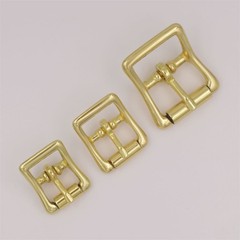 1Pc Solid Brass Buckle Square For Marine Outdoor Tack 3 Size Dog Pet Collars