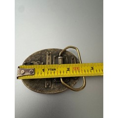 Vintage 1986 B.A.S.S. Member Belt Buckle Great American Buckle Co Fishing Brass