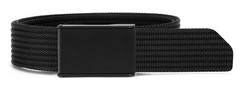 CHAOREN Mens Belt – 1.5&Prime; Nylon Webbing 57&Prime; (Fits Up to 50&Prime; Waist), Black