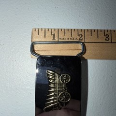 Wagon Cart Belt Buckle Approximately 2”x1.5” In Size