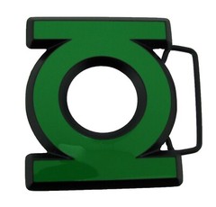Green Lantern Belt Buckle DC Comics Cosplay Halloween Party Costume Green Emblem