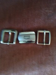 LOTS OF 3 SILVER COLOR BUCKLE FOR 1 1/2 IN WIDE BELT