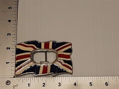 BRITISH FLAG UNION JACK BOTTLE OPENER Metal Belt Buckle