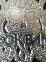 Rock Band Video Game Xbox Skull Metal Belt Buckle New Rock n Roll Rare Gothic