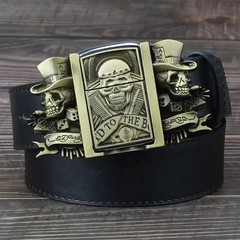 Creative Men&rsquo;s Belt Lighter Metal Belt Buckle Small Tool