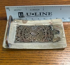 Men&rsquo;s nickel silver & copper Horse Head Belt Buckle One Size