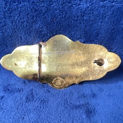 Vintage Montana Silversmiths 22K Gold Plate All Gold Western Belt Buckle Blank