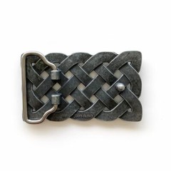Celtic Cross Knot Small Rectangle Metal Belt Buckle