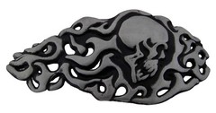 Large Men Skull Skeleton Belt Buckle Tattoo Goth Women Tribal Halloween Costume