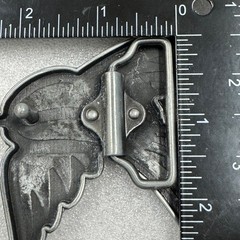 Black Bird Belt Buckle Swallow Flying Wings Metal Western Cowboy Biker