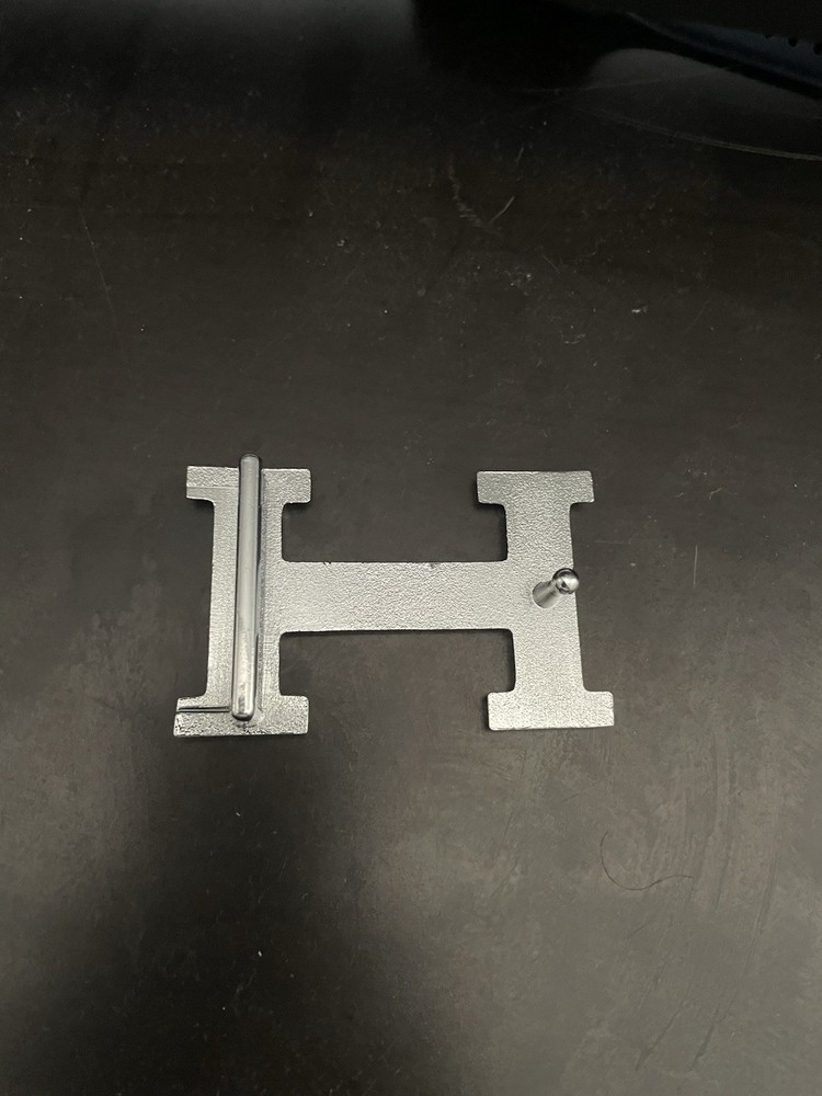 Silver Hermes Belt Buckle W/o Strap