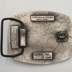 Vintage 1995 John Deere Overhaul Options Belt Buckle Spec Cast Limited Edition