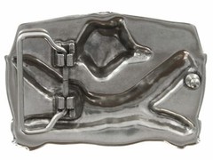 Antique 3D Pirate Skull Buckle Cool Belt Buckle fits up to 1-1/2&Prime; (38mm) strap
