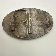 Vintage A&M Records & Tapes Styx Rock Band Silver Tone Belt Buckle Collectible
