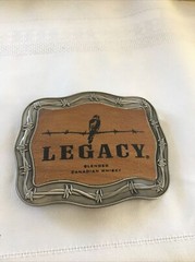 SB09101 REALLY NICE **LEGACY BLENDED CANADIAN WHISKY** BELT BUCKLE