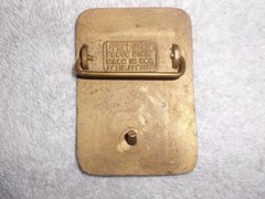 WESTERN CHEMICAL SPECIALTIES BRONZE DYNA BUCKLE OILFIELD SERVICE COMPANY USA