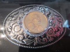 NOCONA LIBERTY SACAGAWEA DOLLAR COIN BELT BUCKLE – GW-16