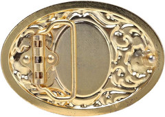 Belt Buckle for Men- Unique Luminous Stone Native American White 3D Scorpion Ani