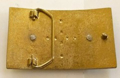 Vintage Shriner Masonic Freemason Rhinestone Mans Belt Buckle
