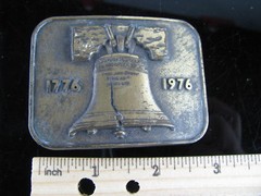 BICENTENNIAL LIBERTY BELL 1776 – 1976 Bronze Toned BELT BUCKLE