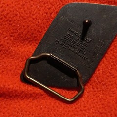 Snap-on Men&rsquo;s Western Brass Belt Buckle Antique Finish 1.5in MPN 1654 USA