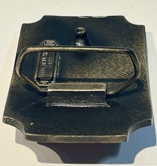 Indiana Metal 1977 Belt Buckle – « I&rsquo;LL GIVE UP MY GUN WHEN…” Charlton Heston NRA