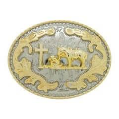 PRAYING COWBOY BELT BUCKLE WESTERN RODEO FASHION HORSE Hebillas Vaqueras