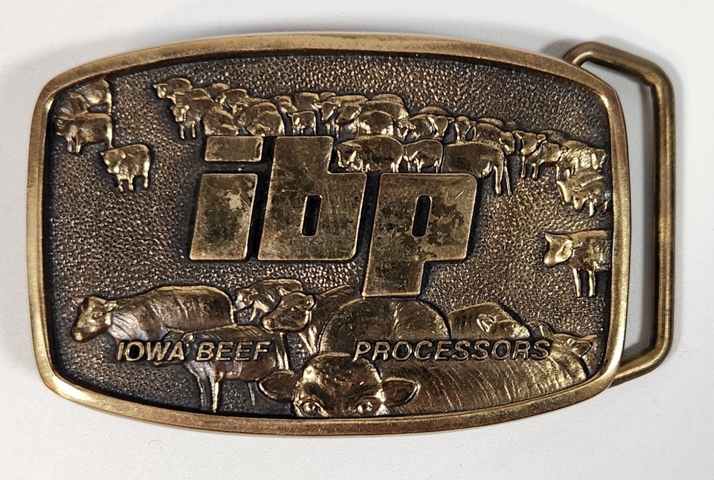 1980 FC-80 IBP Iowa Beef Processors Belt Buckle – The Buckle Works