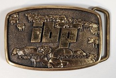 1980 FC-80 IBP Iowa Beef Processors Belt Buckle – The Buckle Works