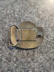 Peabody Coal Company Eastern Division 1983 Safety Award Belt Buckle Vtg 80’s