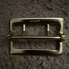 2X Vintage Solid Brass Belt Buckle Heavy Duty