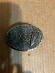 Used Metal Alloy Belt Buckle Pioneer HI-BRED Intl Inc Seeds Advertisement Item?