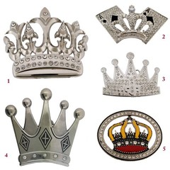Iced Out Crown Belt Buckle Bling Bride Multicolored Metal Princess Fashion Gift