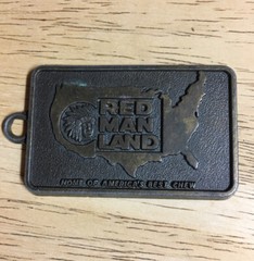 Classic Key Chain ~ RED MAN LAND CHEWING TOBACCO ~ Home of America&rsquo;s Best Chew