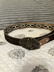 Western Bull Riding Belt Sz 38