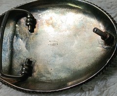 Men’s Western Belt Buckle Alpaca Mexico « G »