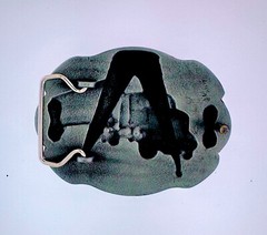 USA Truckers Only Classic Belt Buckle | American Western Silver Vintage Buckle