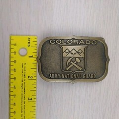 Colorado Army National Guard Belt Buckle