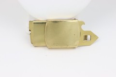 Collectible Timepiece « The Canon Buckle » Brass Belt Buckle Pat Pend California