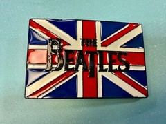 The Beatles Abbey Road Radio Show 1965 Album Union Jack Uk Flag Belt Buckle