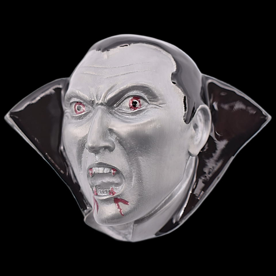 Vampire Count Dracula Spooky Blood Emo Punk Goth Zinc Alloy Belt Buckle (New)