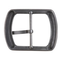 1 3/4&Prime; (44 mm) Nickel Free Center Bar Single Prong Oval Belt Buckle