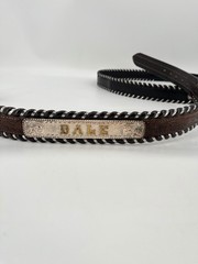 Circle Y Silver Laces Belt Lot 2 Straps 1 Crumrine Buckle Interchangeable