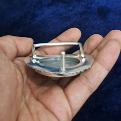 Petoskey Stone Belt Buckle Natural Fossil Coral Western Cowboy Belt Buckle