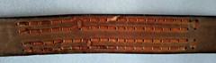 Raintree Grizzly Bear Buckle & Size 38 Leather Belt